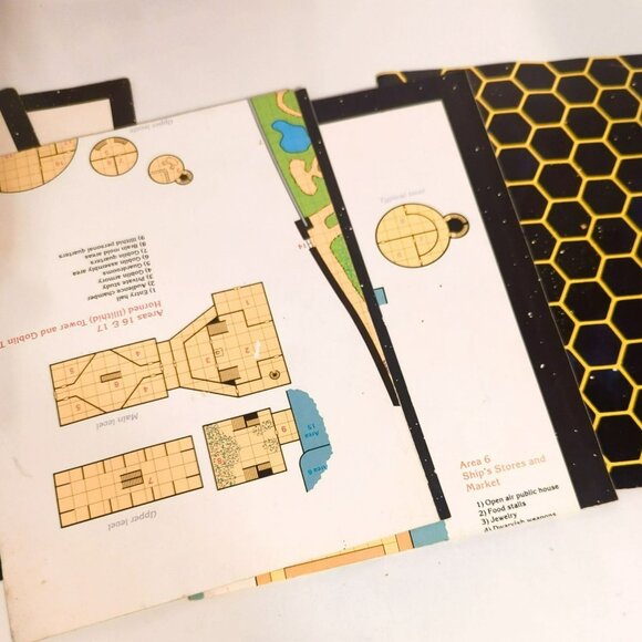 Advanced Dungeons & Dragons 2nd Edition Legend of Spelljammer Maps - Picture 6 of 9